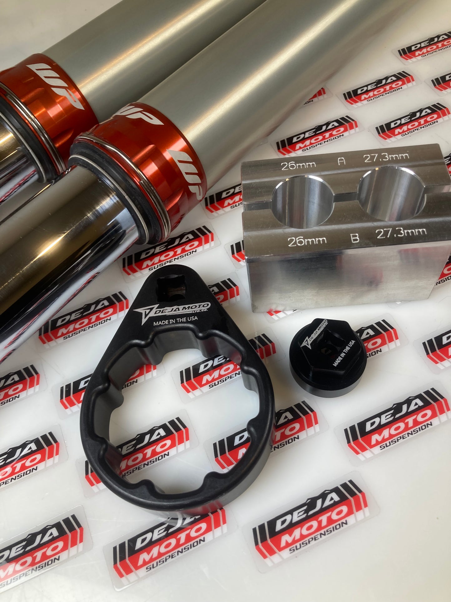 DejaMoto WP 48mm Cone Valve fork service bundle
