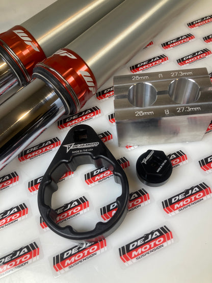 DejaMoto WP 48mm Cone Valve fork service bundle